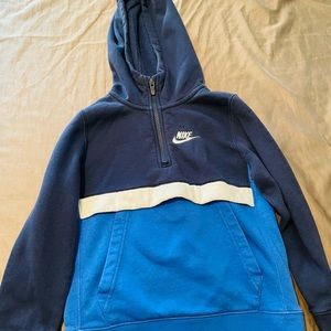 Boys XS Nike Club 1/4 zip hoodie